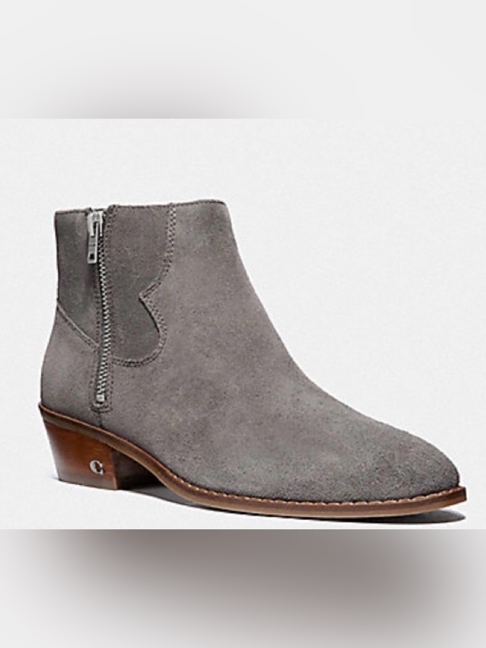 Coach FG2914 Heather Grey Dani Bootie Size 7